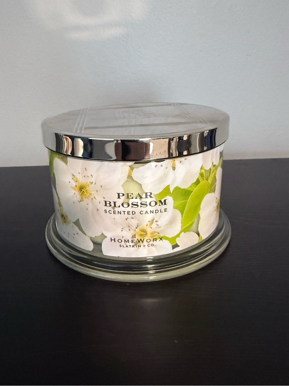 HomeWorx by Slatkin + Co. 18oz Pear Blossom Candle | NWT